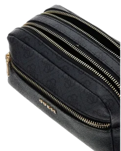 Women's Beauty Case Coal Logo Polyurethane Bags Cases Gray
