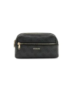 Women's Beauty Case Coal Logo Polyurethane Bags Cases Gray