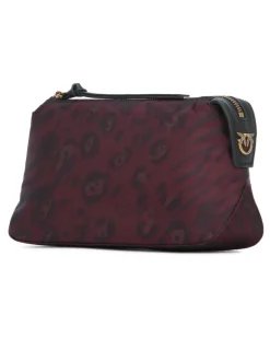 Women's Beauty Case Mini Nylon Macula Yz9q Perfumes Burgundy