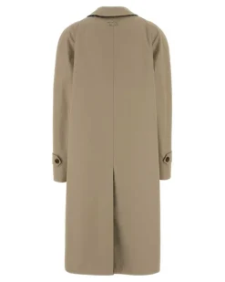 Women's Beige Gabardine Reversible Trench Coat Calce+ardesia