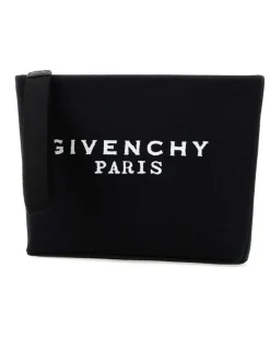 Women's Black Canvas Pouch Beauty Case