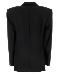 Women's Blazer Black Wool Blazers