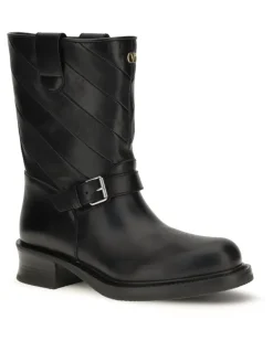 Women's Bootie Ankle Boots Nero Black