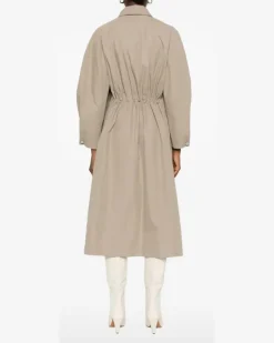 Women's Button-Fastening Raglan-Sleeve Coat Aw25 W