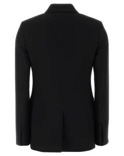 Women's Cady Blazer Black Silk Mix Blazers