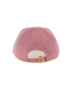 Women's Cap Pink Cotton Accessories - Caps