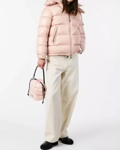 Women's Caradoc Drawstring Padded Bucket Bag Pink > Shoulder