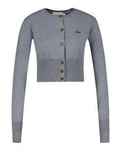 Women's Cardigan Grey Cotton