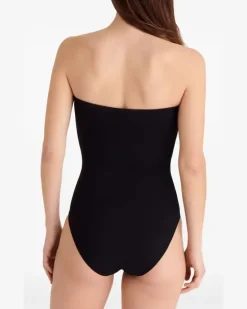 Women's Cassiopée Bustier Swimsuit Ss26 W Black