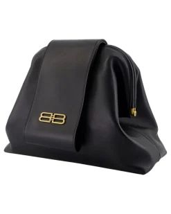Women's Clutch Black Calfskin