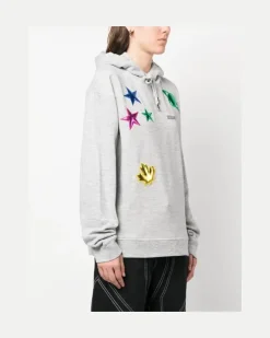 Women's Cool Patch-Detail Hoodie Aw23 W Grey