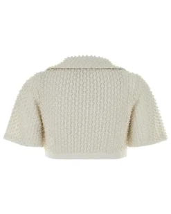 Women's Corto Polo Shirt White Cotton
