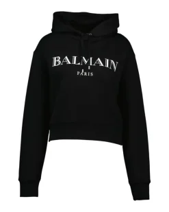 Women's Cotton Hoodie Black Hoodies