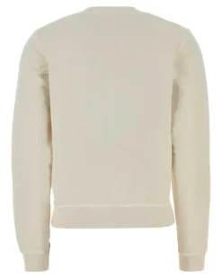 Women's Cotton Sweatshirt White Sweater