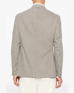Women's Double-Breasted Blazer Aw25 M Grey