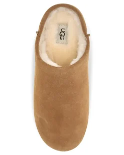 Women's Elea Slip-On Mules Chestnut Upper: Mutton; Sole: Rubber Sandal