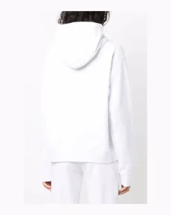 Women's Embroidered Icon Hoodie Aw21 W White