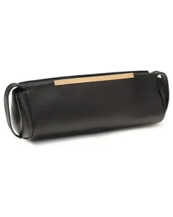 Women's Evening Leather Clutch Black Calf Bos Taurus Clutches