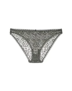 Women's Floral Lace Briefs Aw22 W Olive