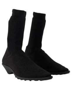 Women's Ganxet Ankle Boots - Synthetic Black Shoes Ankle-Boots