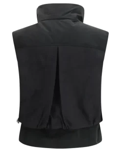 Women's Geraldine Vest Nero Limousine Nylon Jacket Black