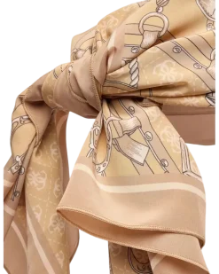 Women's Hat Taupe Polyester Accessories Beige