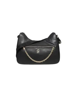 Women's Hobo Bag Black Polyurethane - Handbags