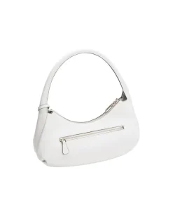 Women's Hobo Bag Off White Polyurethane - Handbags