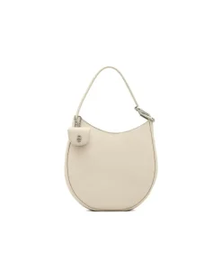 Women's Hobo Bag White Leather - Handbags