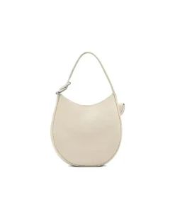 Women's Hobo Bag White Leather - Handbags
