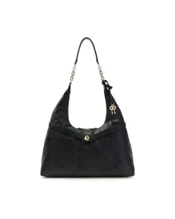 Women's Hobo Black Logo Polyurethane