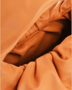 Women's Hobo Orange Leather