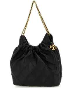 Women's Hobo Shoulder Black Body Lamb Leather