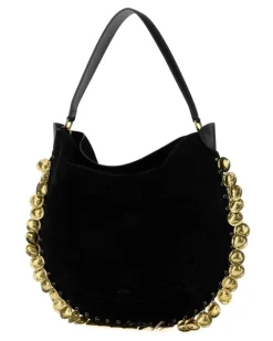 Women's Hobo Shoulder Black Calf