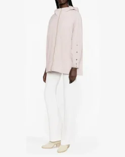 Women's Hooded Zip-Up Jacket Aw23 W Pink