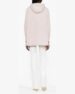 Women's Hooded Zip-Up Jacket Aw23 W Pink