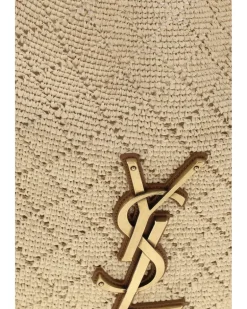 Women's Icare Hobo Bag Raffia Pale Brown-Brick Shoulder Brown/brick Beige