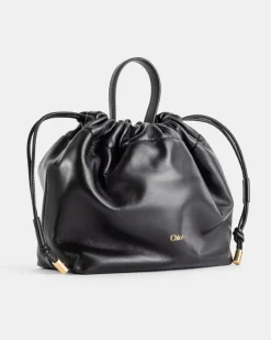 Women's Icons Clutch Black Lambskin Nappa Leather