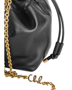 Women's Icons Clutch Black Lambskin Nappa Leather
