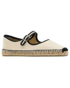 Women's Ivory Canvas Padua Espadrilles Crudo Espadrillas Beige