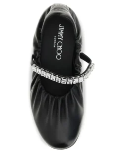 Women's Jade Ballerinas X Black-Crystal Black/crystal Flat Shoes