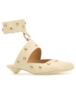 Women's Jade Heel Beige Calf