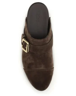 Women's Jeannette Clog Mules Chocolate Brown Sandal