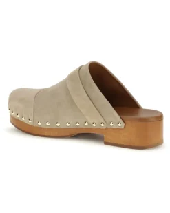 Women's Jeannette Clog Mules Desert Sand Sandal Beige