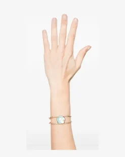 Women's 18k Rose Gold Ton Joli Diamond Bracelet Ss25 W Turquoise