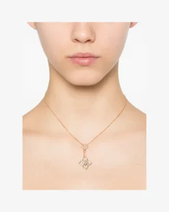 Women's 18k Rose Gold Venetian Princess Multi-Stone Necklace Ss25 W