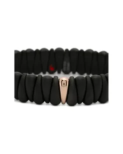 Women's 18kt Rose Gold Bracelet Ss26 W Black