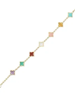 Women's 18kt Yellow Gold Diamonds Bracelet Ss26 W
