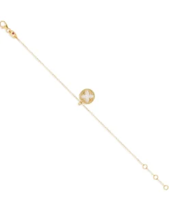 Women's 18kt Yellow Gold Diamonds Bracelet Ss26 W