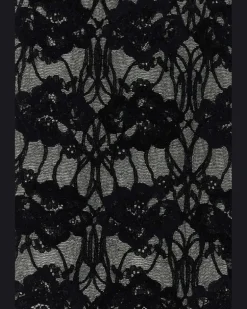 Women's Lace Leggings Black Nylon Elastane